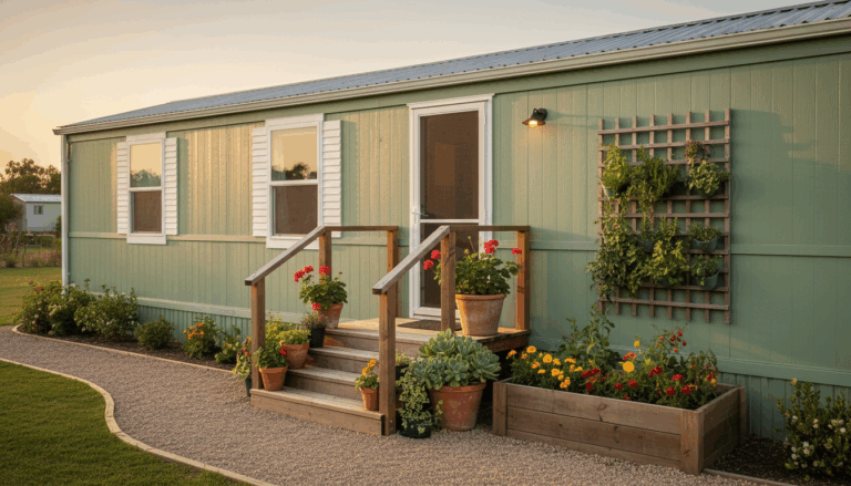 Clever mobile home garden ideas for small spaces — portable planters and flexible layouts for compact outdoor living.