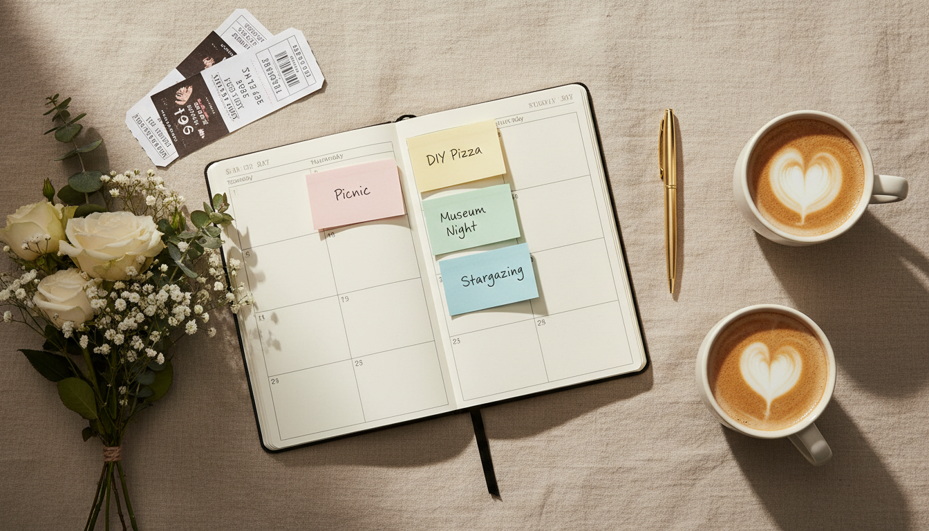 Cute date planning inspiration with creative and affordable ideas — fun ways to plan romantic outings on any budget.