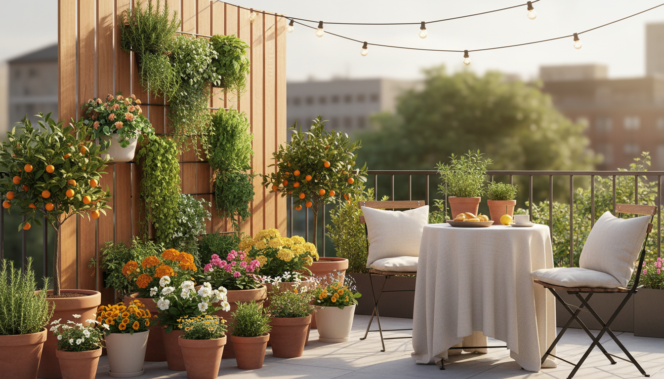 Small garden design ideas that save space — creative layouts with vertical planters, compact furniture, and lush greenery for a cozy outdoor vibe.