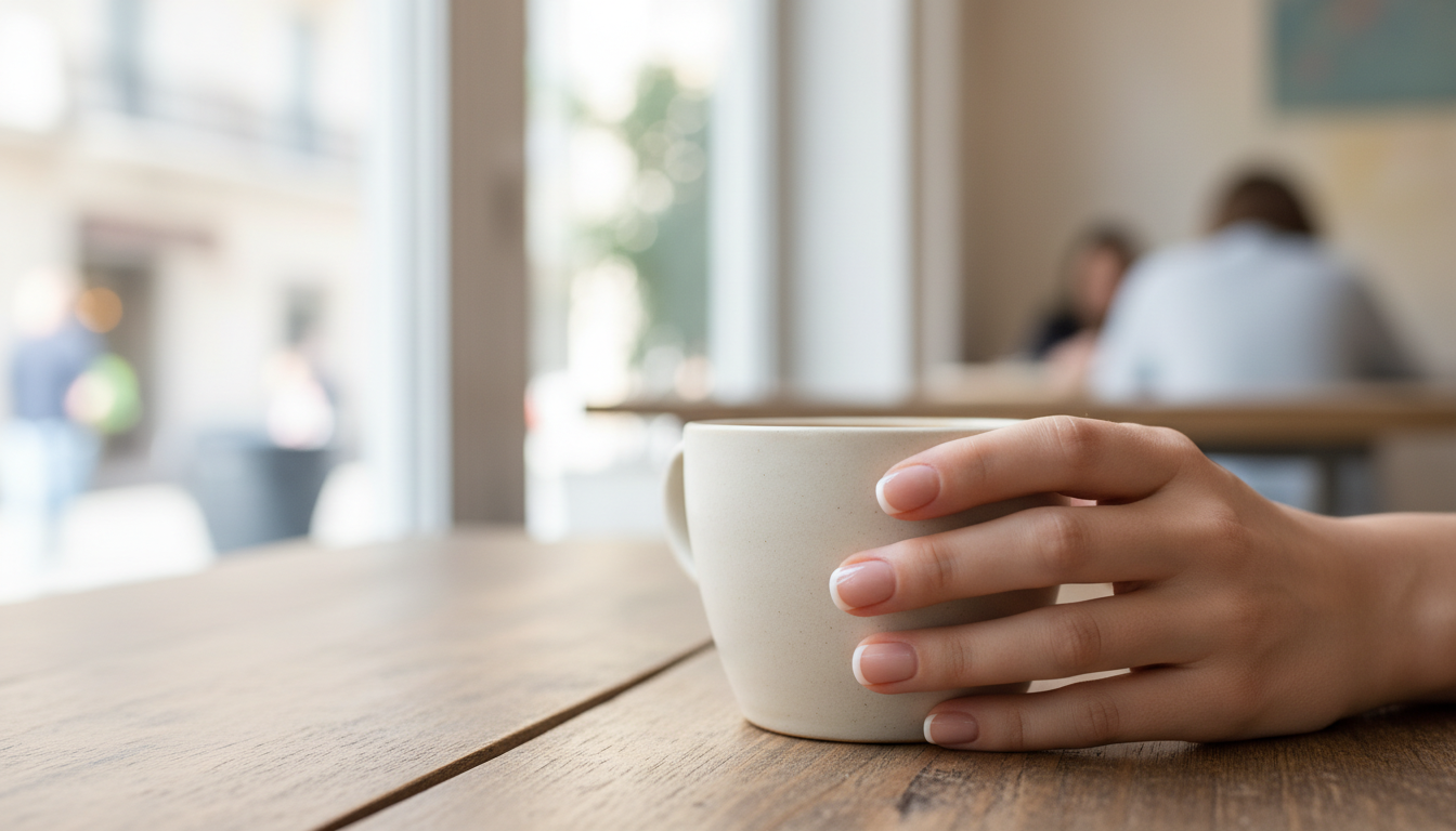 Chic short nails with a clean, minimalist manicure — easy everyday nail design ideas for a polished and effortless look